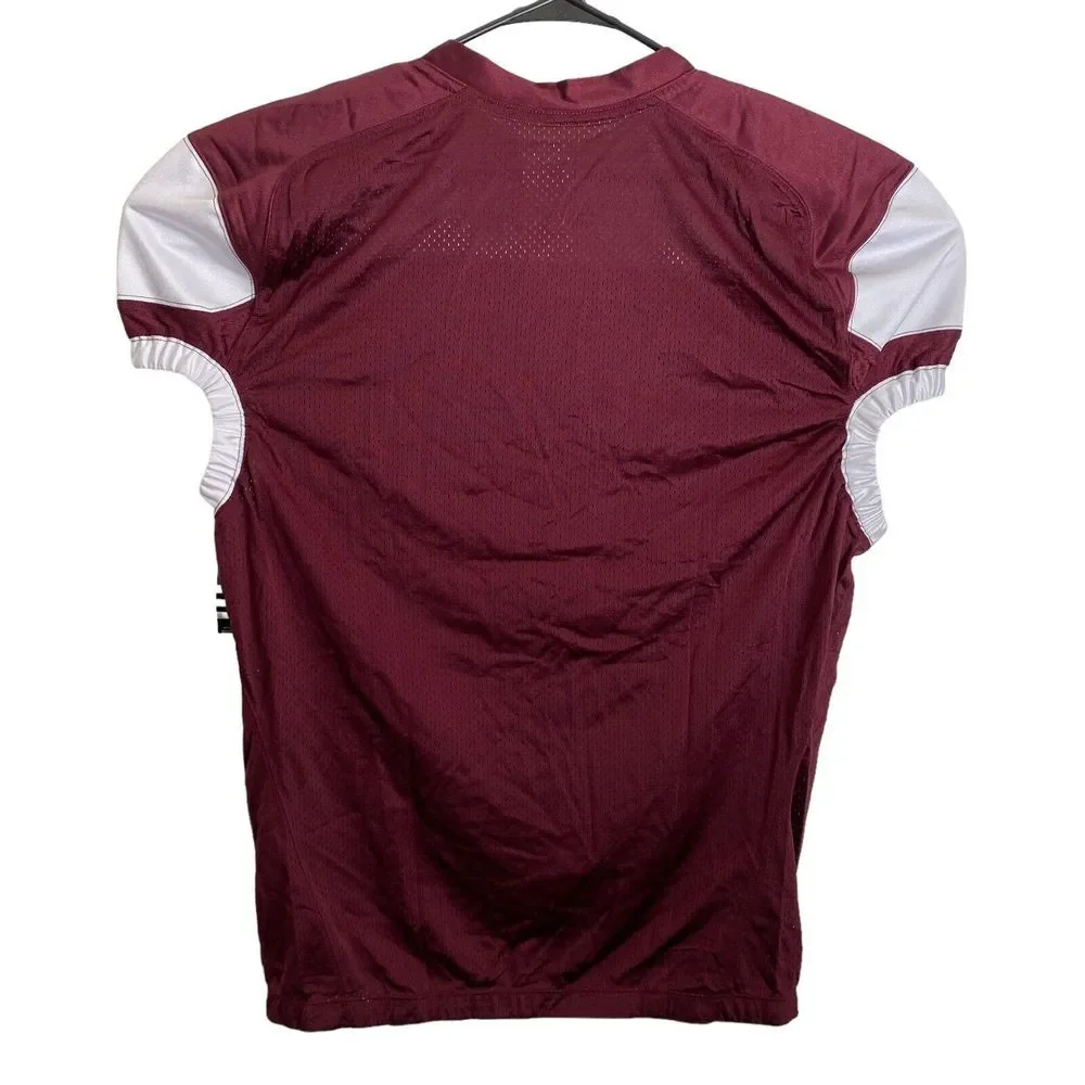 Adidas Techfit Hyped Football Jersey Maroon/White Size 2XL AZ9274 Press Coverage